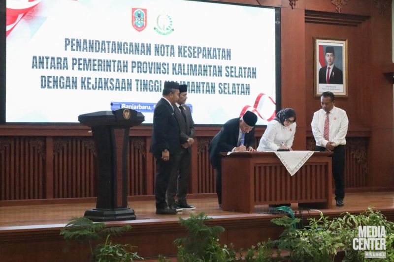Pemprov Kalsel-Kejati jalin MoU penanganan hukum perdata dan TUN