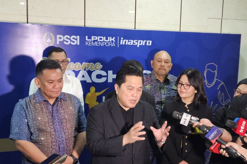 Ketum PSSI Erick Thohir siap terima kritik dan hujatan terkait performa timnas