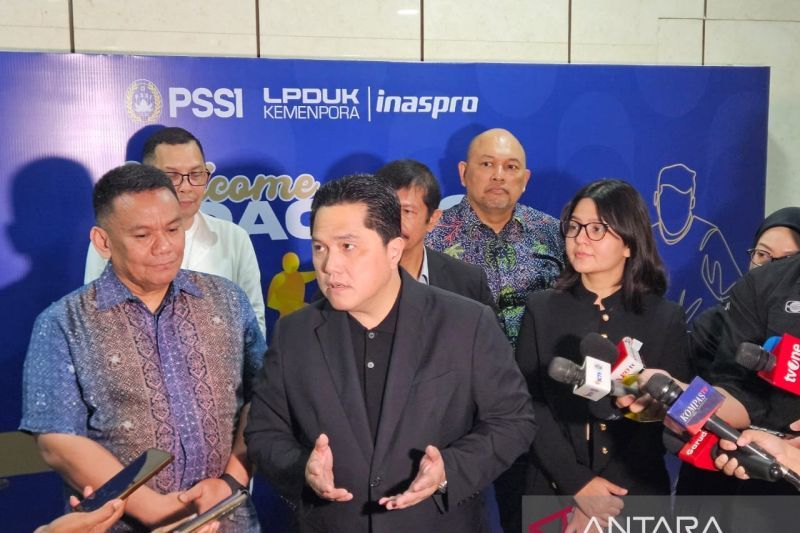 Ketum PSSI Erick Thohir sebut Juli menjadi bulan sepak bola Indonesia berkat Presiden