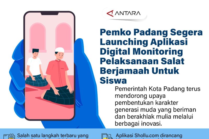 Pemko Padang akan launching aplikasi digital monitoring pelaksanaan salat berjamaah bagi siswa