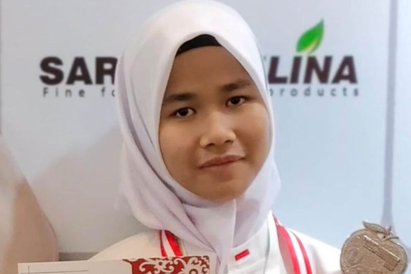 Kandangan SLBN student wins silver medal at international culinary event