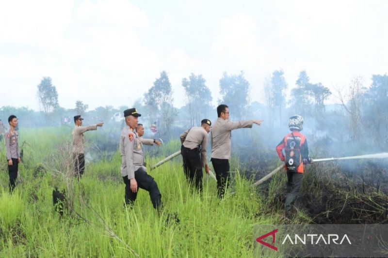 Kapolres HSU: Padamkan api kecil sebelum karhutla meluas