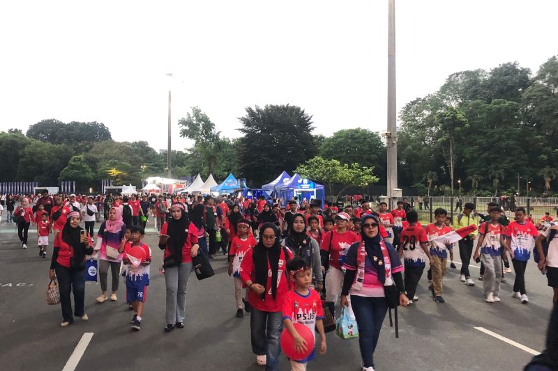 Laga Indonesia vs Vietnam, suporter 