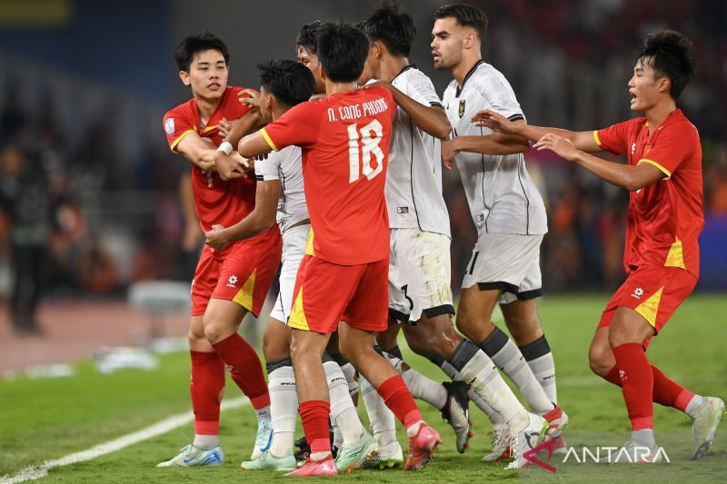 ASEAN U-23 2025 - Indonesia vs Vietnam berakhir 0-1