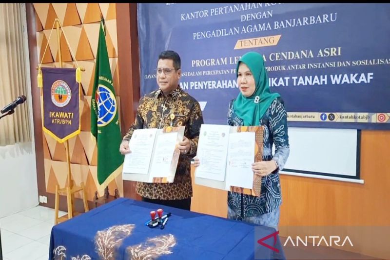 Pertanahan Banjarbaru gandeng Pengadilan Agama percepat layani sengketa tanah