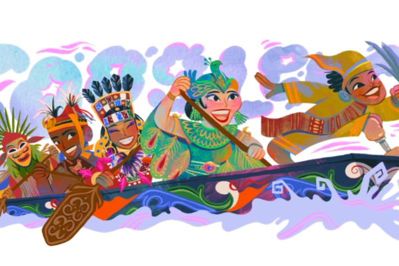 Kemarin, hiburan perayaan HUT RI sampai Google Doodle Pacu Jalur