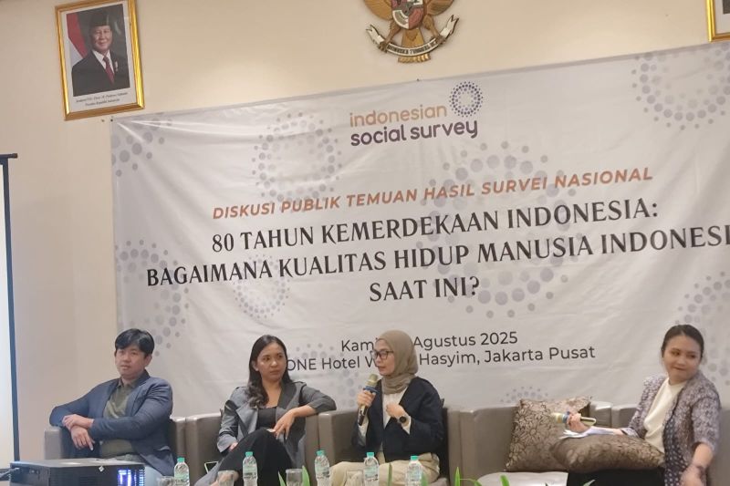 Survei sebut kepuasan publik terhadap kinerja pemerintah capai 78 persen