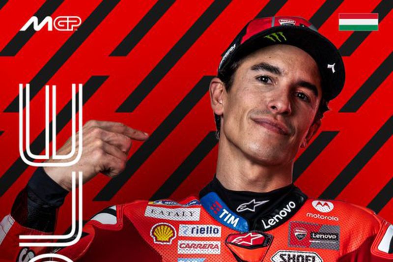 Hasil Kualifikasi MotoGP Hungaria 2025: Marc Marquez merebut pole position