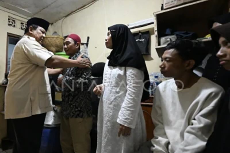 Presiden melayat ke rumah duka Affan Kurniawan