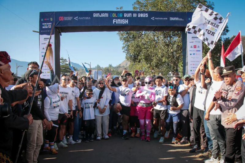Rinjani Color Run III 2025 di Sembalun Lombok