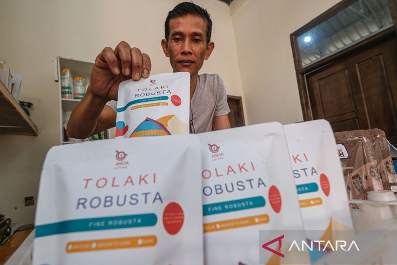 UKM Kopi binaan BI Sultra di Konsel