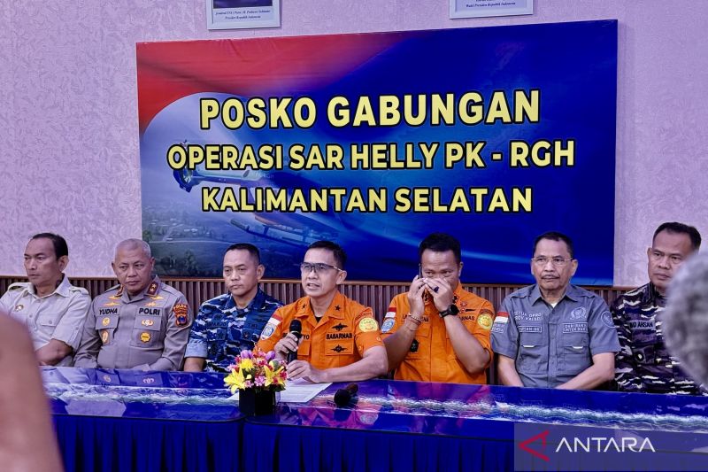 Heli hilang kontak ditemukan di hutan Mentewe Kalsel