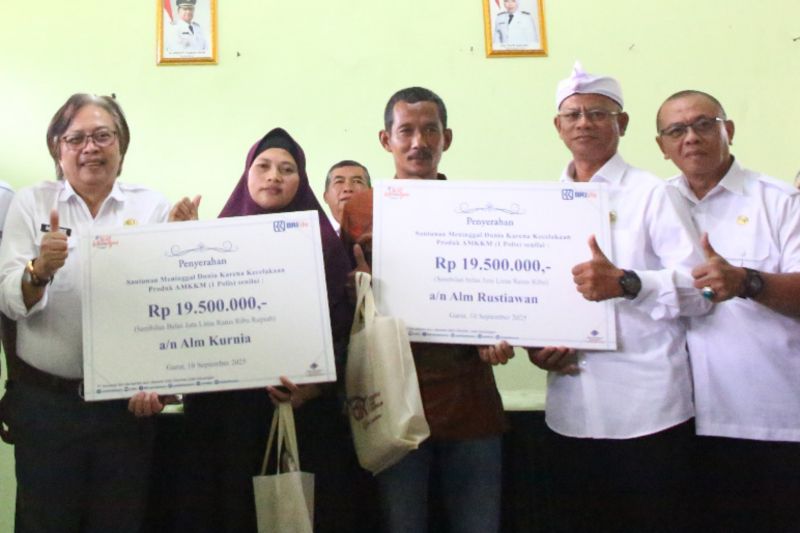 2.180 petani di Garut dapatkan bantuan asuransi perlindungan jiwa