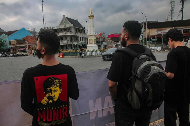 Aksi Kamisan di Tugu Yogyakarta