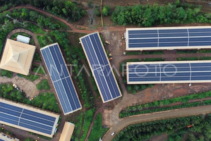 Penggunaan panel surya atap Harita Nickel