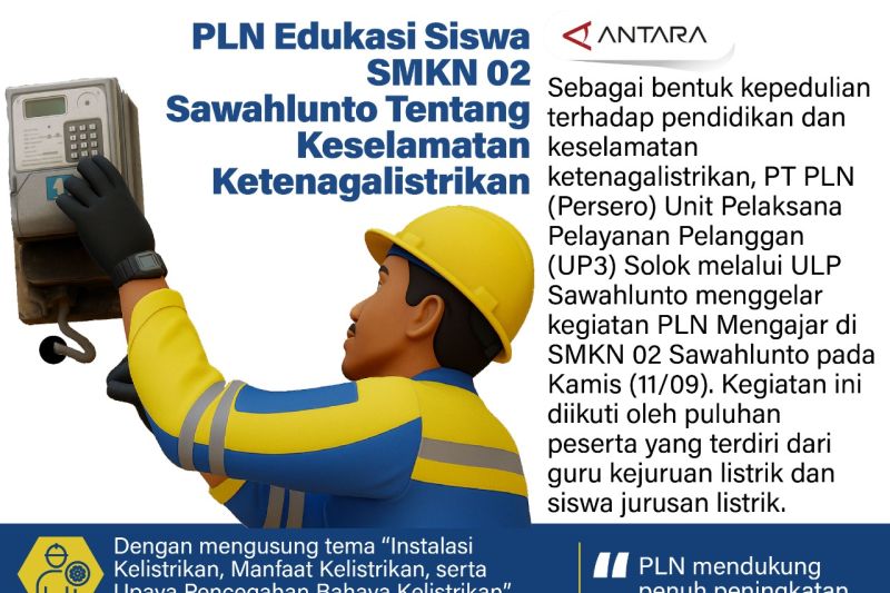 PLN Edukasi Siswa SMKN 02 Sawahlunto tentang Keselamatan Ketenagalistrikan