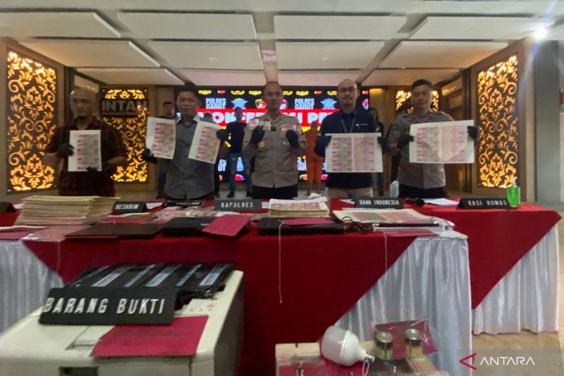 Polres bongkar tempat pembuatan uang palsu di Garut