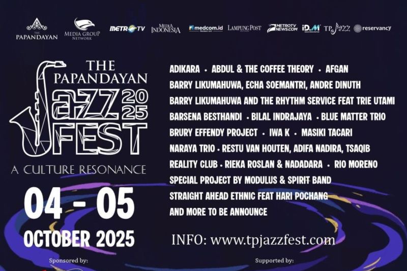 Papandayan Jazz Fest 2025 siap meriahkan Bandung awal Oktober