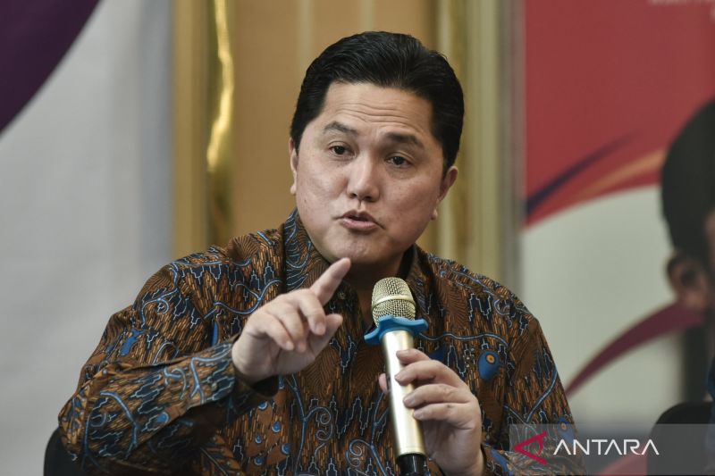 Menpora Erick Thohir temui Menteri Keuangan Purbaya