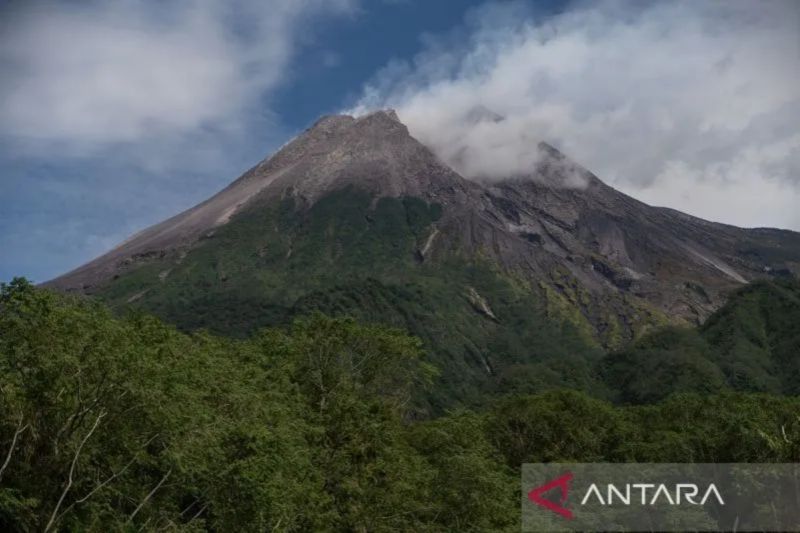 Info Gunung Merapi hari ini luncurkan awan panas guguran sejauh 2,5 km