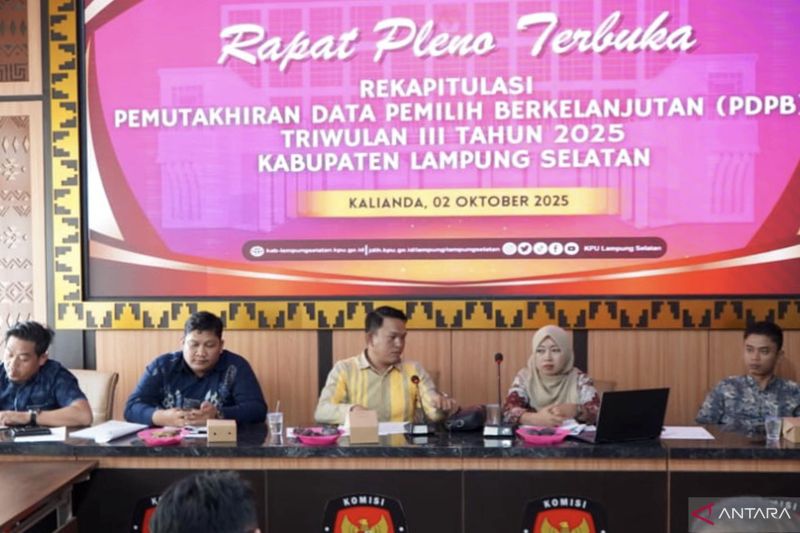 KPU Lamsel tetapkan 805.283 pemilih untuk jaga hak pilih warga