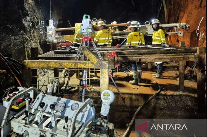 Produksi emas Freeport anjlok 86 persen, akibat longsor tambang