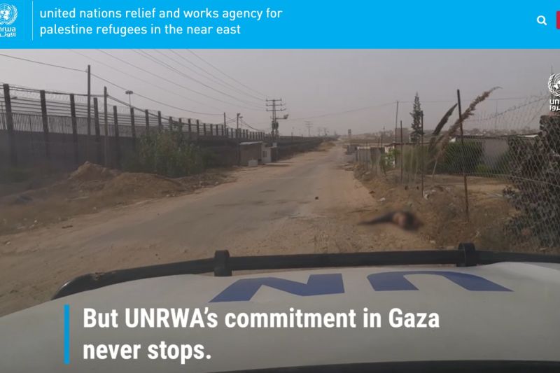 Mengerikan! Video baru UNRWA Gaza ungkap mayat di jalan dan warga Palestina kelaparan
