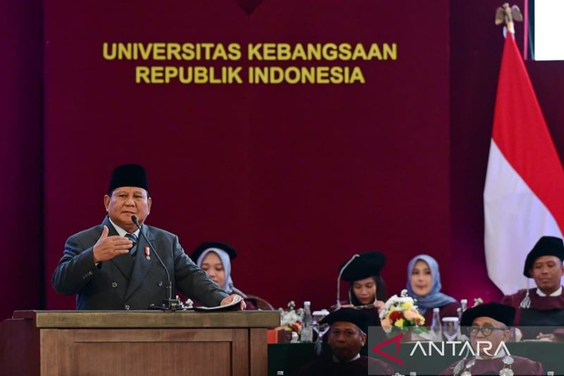 Prabowo sebut anak muda sekarang ada YouTube, ChatGPT enak sekali kalian