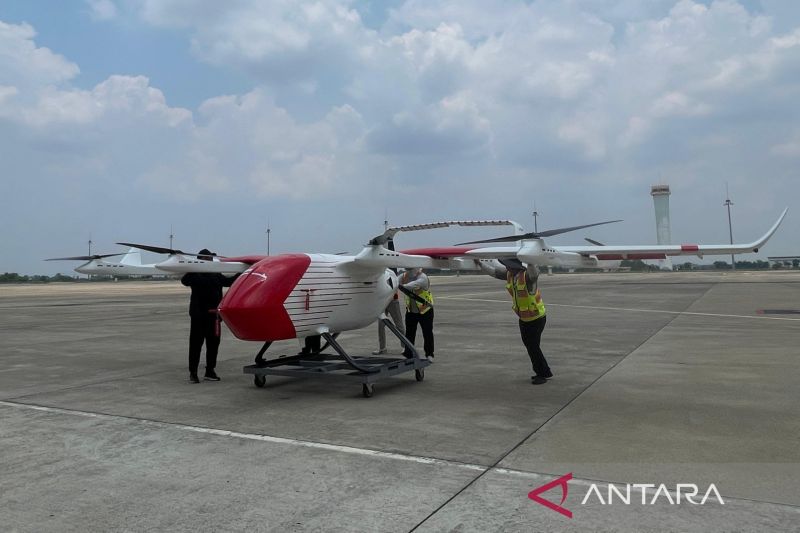 Bandara Kertajati menjadi lokasi uji coba penerbangan drone listrik