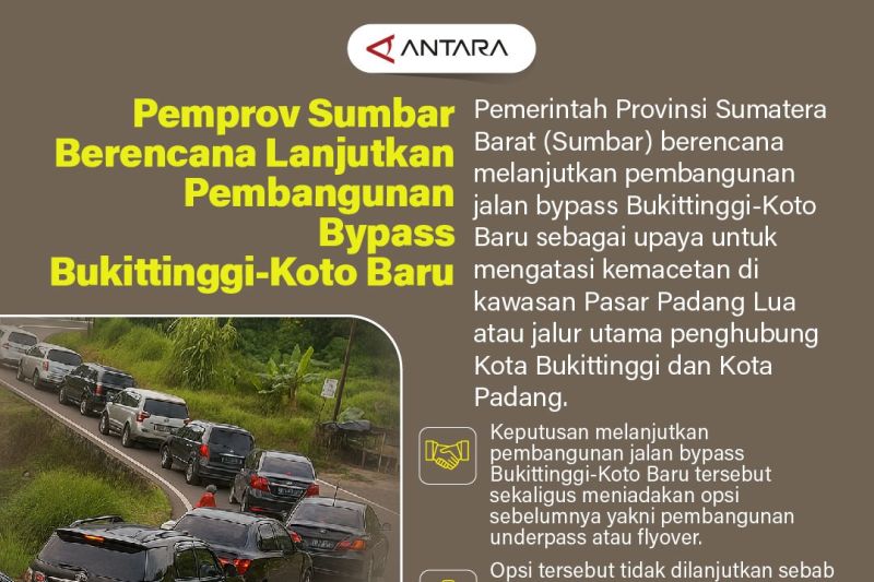 Pemprov Sumbar berencana lanjutkan pembangunan Bypass Bukittinggi-Koto Baru