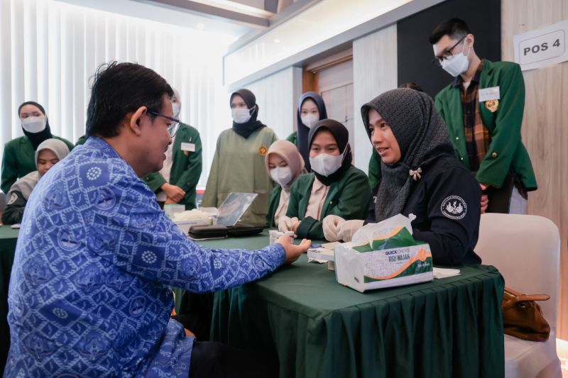 Sebanyak 803 sivitas akademika Unpas Bandung ikuti CKG guna deteksi dini penyakit