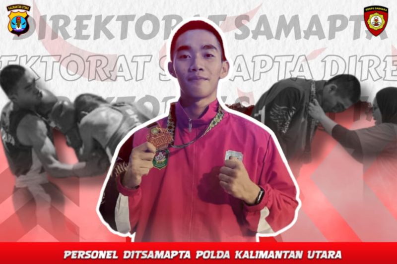 Personel Ditsamapta Polda Kaltara Ukir Prestasi, Raih Juara Kejurnas Tinju Amatir 2025