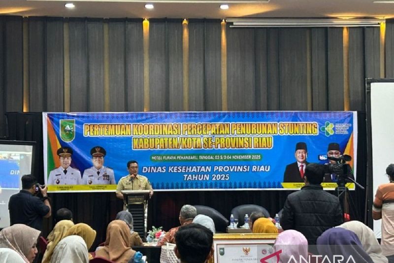 Pemprov Riau Perkuat Kolaborasi Lintas Sektor untuk Tekan Angka Stunting