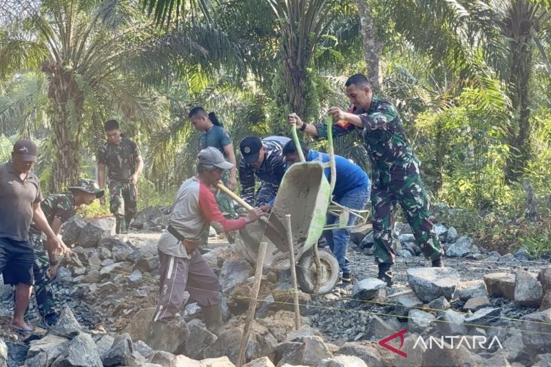 TMMD sambung asa dan ekonomi di Desa Rejosari