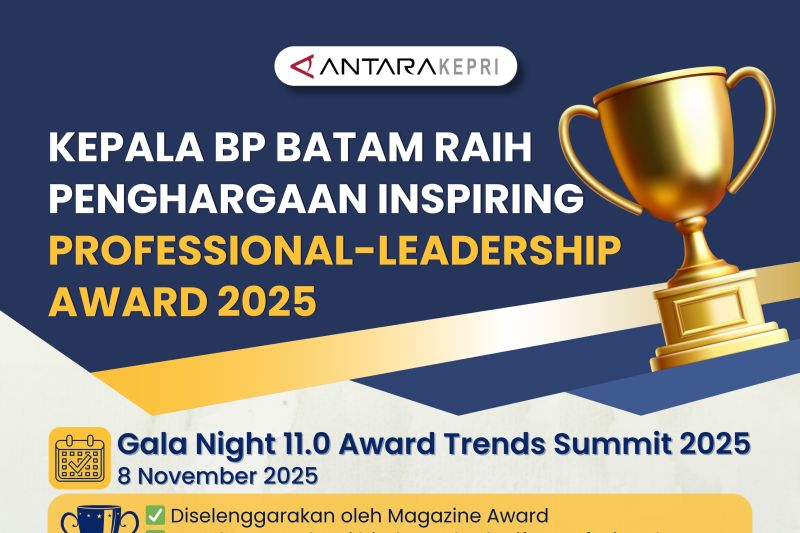 Kepala BP Batam raih penghargaan Inspiring Professional-Leadership Award 2025