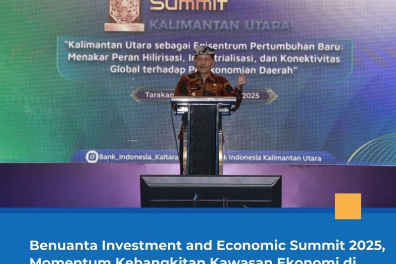 Wagub Kaltara Membuka "Benuanta Investment and Economic Summit 2025"'