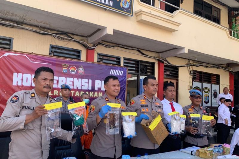 Polres Tarakan Berhasil Menggagalkan Penyelundupan Tiga Kilogram Sabu