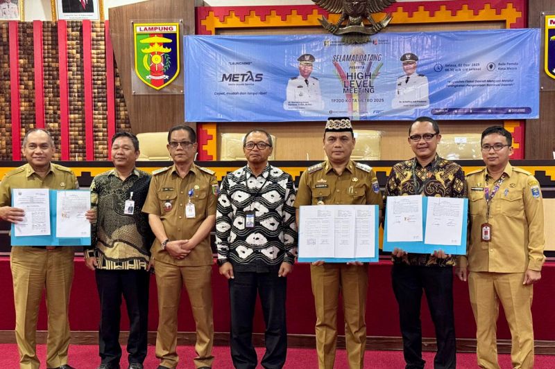 Dorong transparansi dan PAD, Pemkot Metro luncurkan Metas