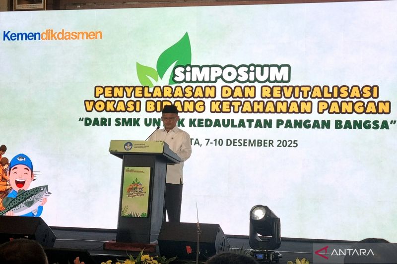 Mendikdasmen ajak SMK gandeng pertanian lokal untuk ketahanan pangan
