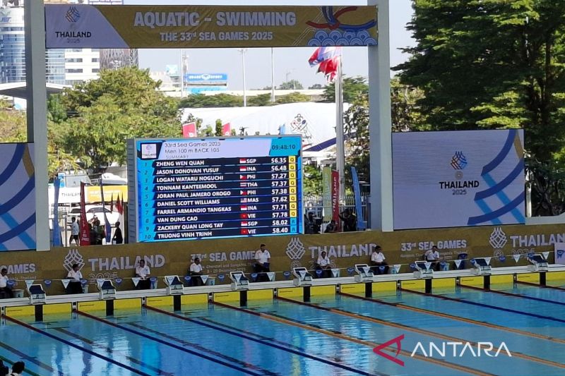 Tujuh perenang Indonesia melaju ke babak final enam nomor renang