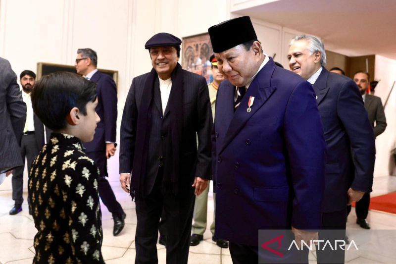 Prabowo dan Presiden Pakistan gelar pertemuan empat mata dan bilateral