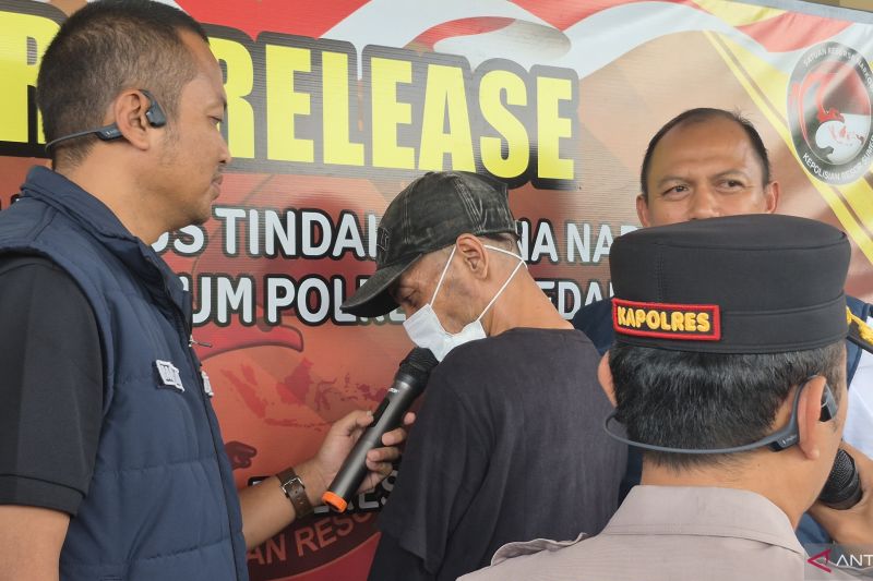 Polres Sumedang menetapkan Kades Cinta Mulya tersangka pengguna narkoba
