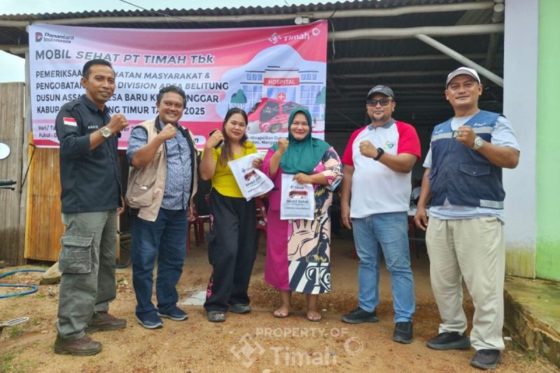 PT Timah hadirkan layanan kesehatan gratis korban banjir rob di Babel