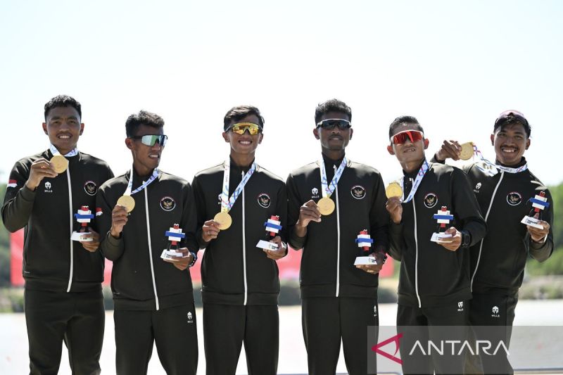 SEA Games 2025 - Rendi/Memo bangkit raih emas ketiga dayung rowing