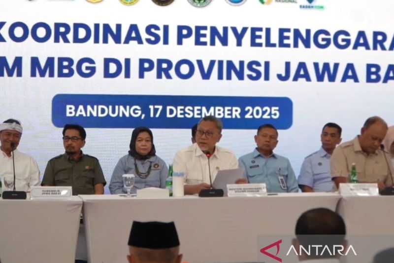 Dapur MBG terutama di Jawa Barat pada level higienis, sebut Menko Pangan