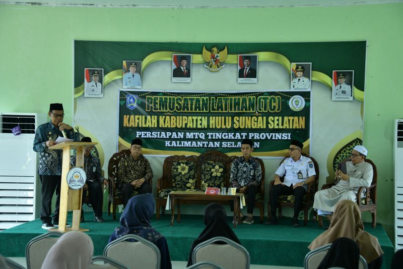 Wabup HSS buka TC persiapan kafilah MTQ provinsi