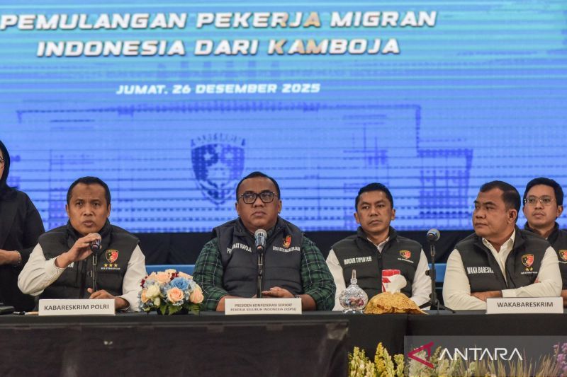 Polri pulangkan sembilan WNI korban TPPO dari Kamboja
