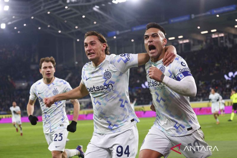 Inter tutup 2025 sebagai pemuncak klasemen usai menang atas Atalanta
