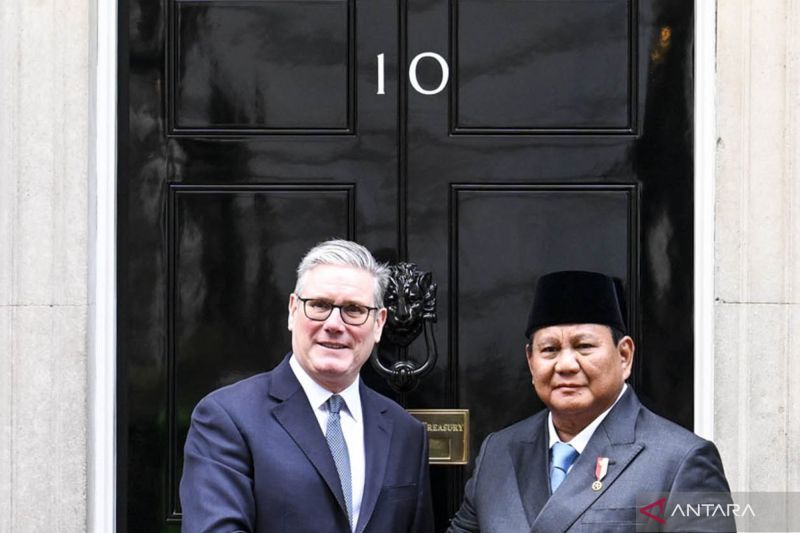 Prabowo temui PM Inggris, kerja sama maritim dan pendidikan
