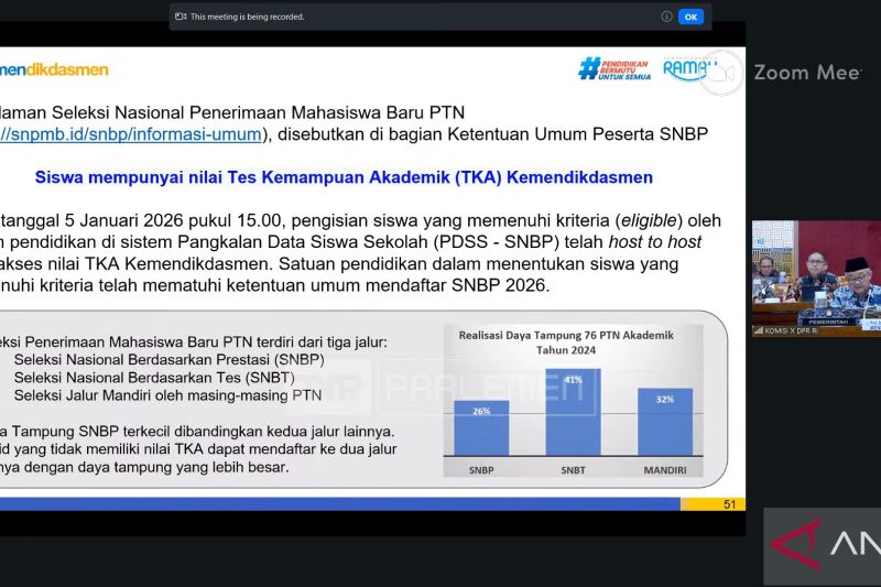Mendikdasmen: Murid tidak ikut TKA tetap berpeluang luas masuk PTN